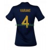 Maillot de Supporter France Raphael Varane 4 Domicile Coupe du Monde 2022 Pour Femme